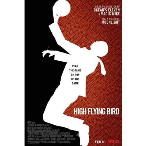 D1035 High Flying Bird Movie classic marvellous Silk Fabric Poster Art Decor Indoor Painting Gift