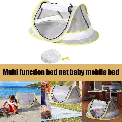 Baby Kid Beach Tent Folding Sun Protection Portable Travel Tent Infant Sun Shelters Mosquito Net Outdoor Camping Sunshade Beach