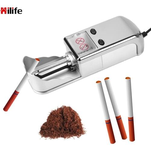 Pipe Injector DIY Cigarette Rolling Machine Smoking Accessories Herb Tobacco Roller EU Plug Electric Automatic Tobacco Roller
