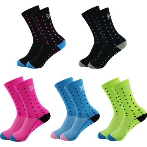 Compression Cycling Socks Men Women Professtional Road Racing Sport Socks Breathable Running Socks Calcetines Ciclismo