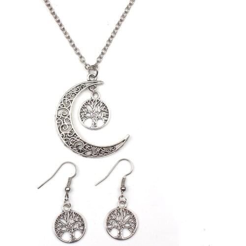 New Round Hollow Wishing Tree Pendant Necklace Life Tree Tree of Life Pendant Necklace Jewelry Fashion Cute Wedding Part