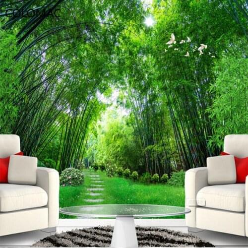 Colomac Custom Pastoral Nature Landscape Wallpaper Modern Simple 3d Living Room Background Mural Decor Bedroom Drop Shopping