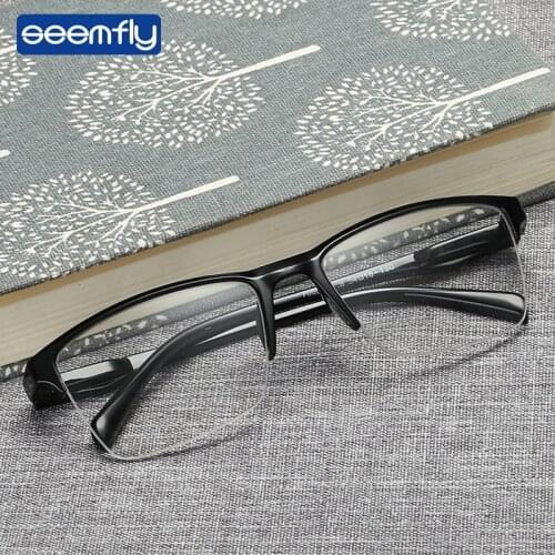 Seemfly Fashion Comfortable Resin Reading Glasses Brand Design Classical Presbyopia Ultralight Man Women High Quality Glasses