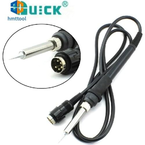 50W 24V Original QUICK 907A Soldering Iron Handle For 969A / 936 A / 706W / 705 / 700 Soldering Station Repair Tools