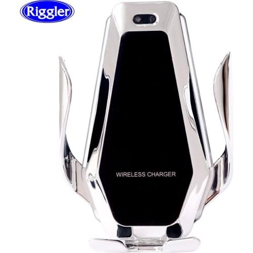 Qi 10W Wireless Car Charger Automatic Clamp Fast Charge Phone Holder for Huawei P30Pro Iphone XS XT XS MAX X