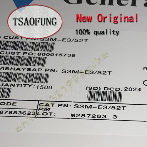 S3M-E3/53T S3M SM SMC US1M-E3/61T US1M SMA Integrated Circuits Electronic Components