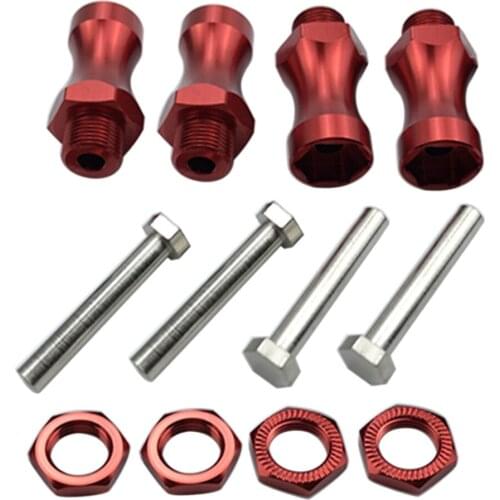 Hexagonal Aluminum Alloy Wheel Hub Conversion Adapter From 12 To 17mm For 1/10