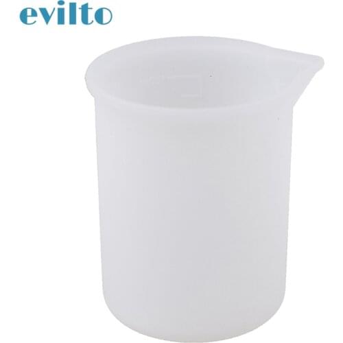 100ml Silicone Measuring Cup Transparent Split cup Reusable Measuring Tools For DIY Jewelry Making Kitchen Tool Epoxy Resin Cup