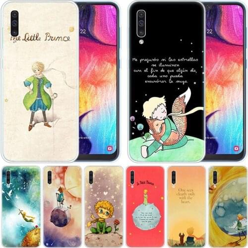 Silicone Case The Little Prince and the Fox for Samsung Galaxy A50 A70 A80 A40 A30 A20 A10 A20E A2 CORE A9 A8 A7 A6 Plus 2018