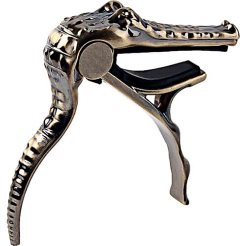 Crocodile Clamp Guitar Capo Quick Change Clamp Key Acoustic Classic Guitar Capo For Tone Adjusting High Quality