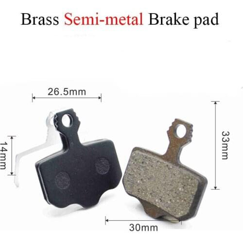 1 pair Organic MTB Mountain Cycling bike Bicycle disc Brake Pads 33*30mm For Hayes TEKTRO ZOOM MAGURA FORMULA SHIMANO AVID Zoom