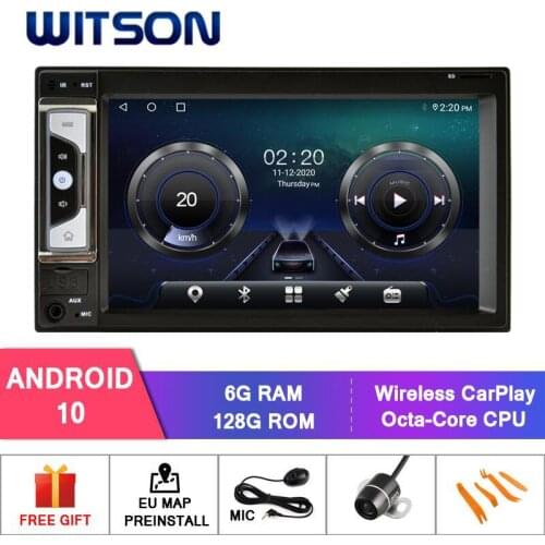 WITSON 7'' Android 11 for Universal Double Din front panel size with Super thin body design 4+64 or 6+128GB