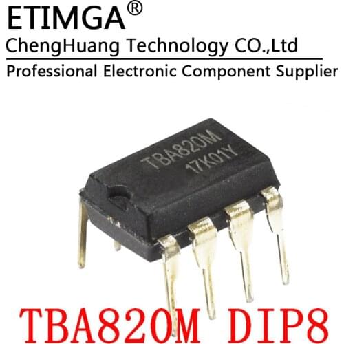 10PCS/LOT TBA820 TBA820M DIP8 Audio Power Amplifier Circuit