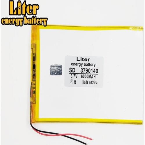Large capacity 3.7V tablet battery 6000mah each brand tablet universal rechargeable lithium batteries 3790140