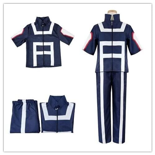 My Hero Academia anime Cosplay Gym Sport Costume fashion Suit Uniform