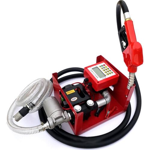 Metering And Pricing Automatic Oiling Machine 25/30 Caliber Gun 750W Self-Priming Diesel Pump Vehicle Refueling Machine