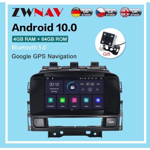 Android 10.0 4+64G Car GPS Navigation For Opel Vauxhall Holden Astra J 2010-2013 Multimedia Player Radio stereo player head unit