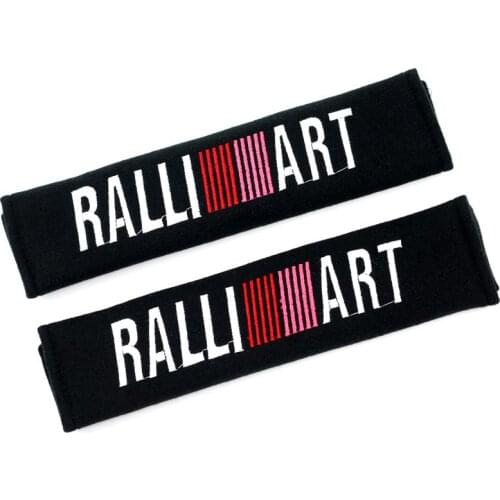 Car-Styling Car Emblems Stickers Case For Mitsubishi Lancer 10 Asx l200 Ralli Art RalliArt Car Styling Pure Cotton Accessories