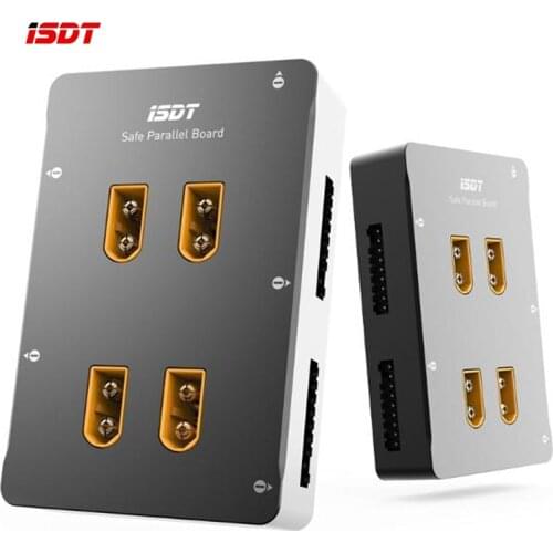 ISDT PC-4860 1-8S Safe Parallel Board XT60 CNC Parallel Lipo Battery Charging Board for Charging Units for RC FPV Drone Airplane