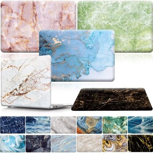 KK&LL For Apple MacBook Air Pro Retina 11 12 13 15 & New Air 13 / Pro 13 15 Touch Bar various Marble Hard Shell Laptop case