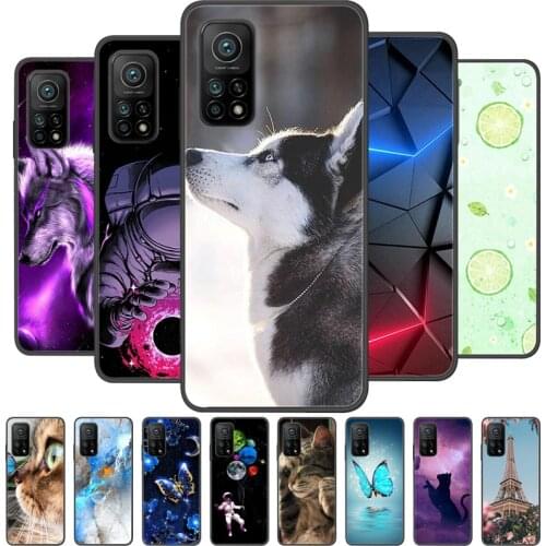 For Xiaomi Mi 10T 5G Case Black Silicone Soft TPU Phone Cover for Xiaomi Mi 10T Pro Mi10T Case Cover for Mi 10 T Pro Case Coque