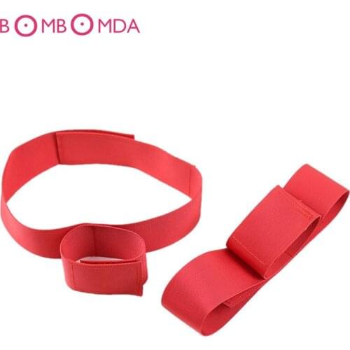 Sex Bondage Handcuff Wrist & Ankle Cuffs Kit Intimate Contact Adjustable Sexual Assistance Restraint Kit for Couples Flirt ToyO3