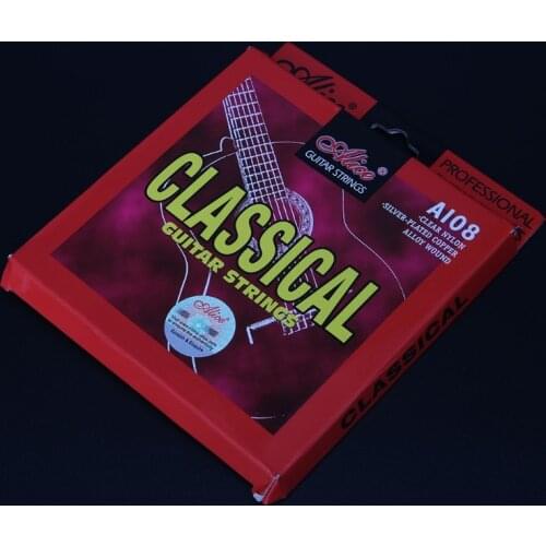 2021 Top Classical Guitar Strings Set 6-string Classic Guitar Clear Nylon Alice A108