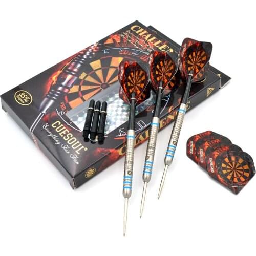 CUESOUL CHALLENGE 26g Slim Steel Tip Tungsten Dart Set 85