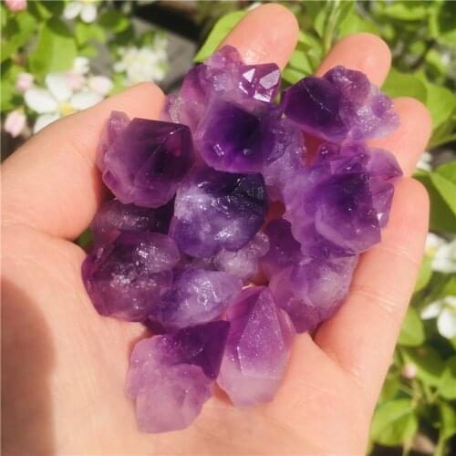 Natural Uruguay Amethyst Cluster Amethyst Stone Amethyst Flowers Backbone Crystal Amethyst Bud DIY Pendant Original