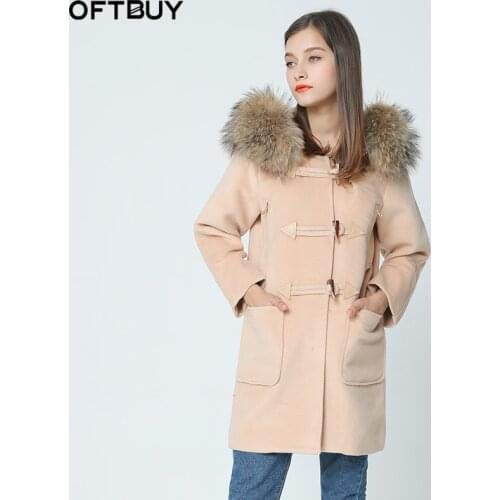 OFTBUY Women's Coats With Fur