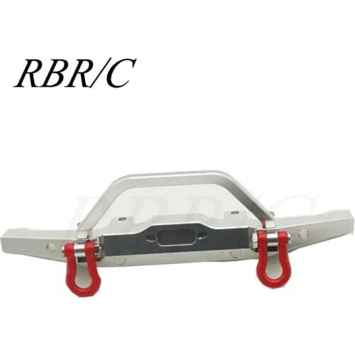 RBR/C WPL C14 C24 Off-Road Climbing 1/16 RC Car Semi-Carpi Cartoon DIY Modified Upgrade Metal Fittings Front Bumper Parts R067-A