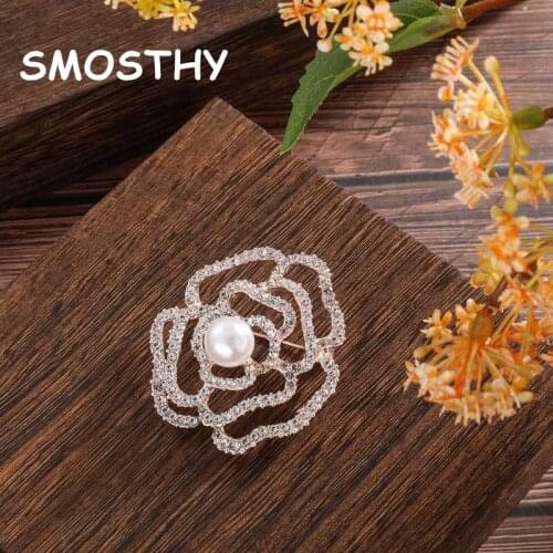 Smosthy/思沐丝 Flower Brooches For Clothes