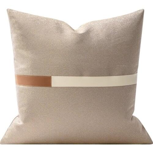 Modern Decorative Cushion Covers For Sofa Living Room Gold Metal Throw Pillow Cover Home Decor 45x45cm/30x50cm