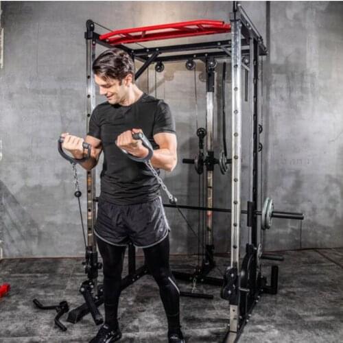 135kg Smith machine squat rack consumer and commercial gym training equipment weightlifting barbell bench press door frame