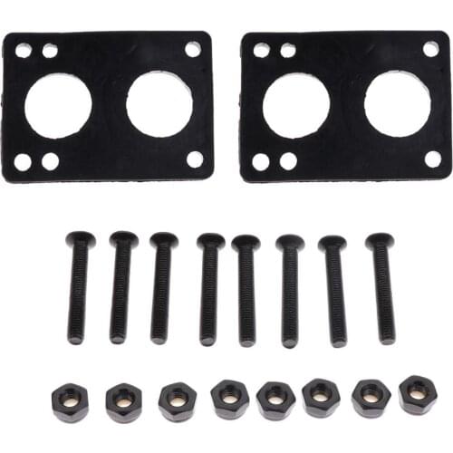 18pcs 6mm riserpad 35mm hardware Kit for Skateboard Longboard Truck wheels