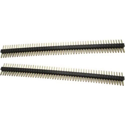 20pcs single row needle pin 1x50p 50pin 1.27mm pitch straight Header Connector Strip