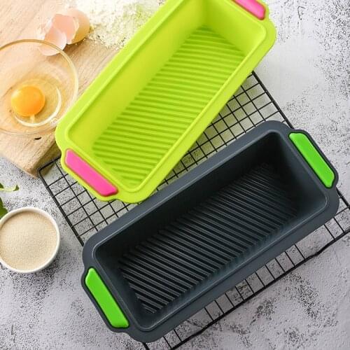 3D Rectangular Form Silicone Moon Cake Pan Mold Diy Pastry Kitchen Cake Decorating Tools Baking Toast Bread Moulds Kitchen Tools