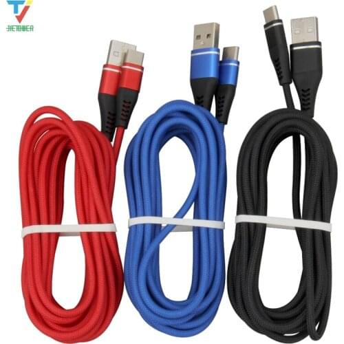 500pcs/lot Shredded fish Braided Fabric Cloth Data Cable For Micro 5pin/8pin/Type-C For iphone huawei xiaomi 1M/2M/3Mwholesale