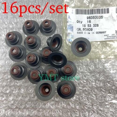 16PCS/Set Auto Parts Valve Seal For Buick Excelle 1.6L Chevrolet Kalos Lacetti Daewoo Aveo 03-11 96353035