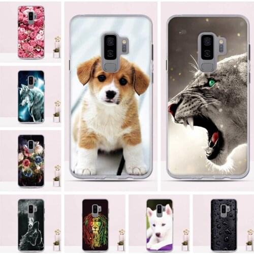 Phone Case For Samsung Galaxy S9 Plus Cover Back Coque For Samsung galaxy S9 s9 Plus Case Silicone 6.2" bumper Painted Patterns