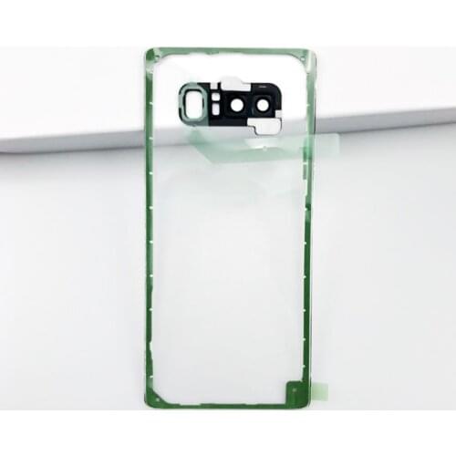 For SAMSUNG Galaxy Note 8 Back Battery Glass Cover Note8 N950 Rear Door Housing Case Replacement Battery Cover+Sticker Adhesive