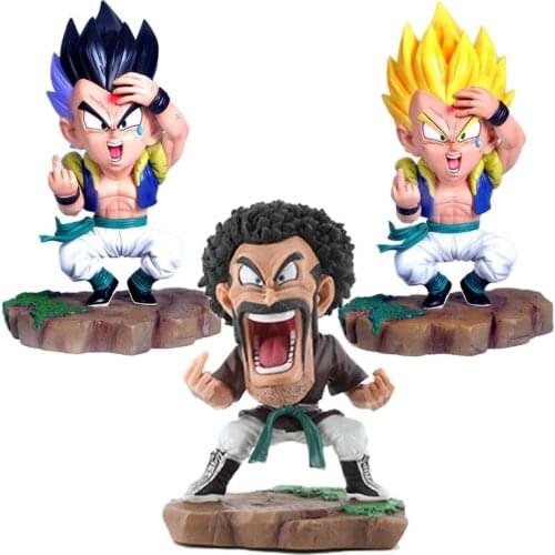 Dragon Ball Super Gotenks Anime Figure Hercule Mark PVC Toys Figurine Action Figma DBZ Brinquedos Model Statue Super Saiyan Doll
