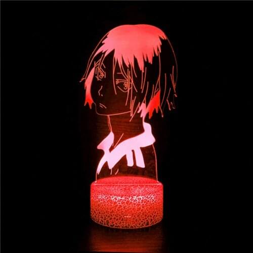 Movie Music American Rapper Rock Band Role 3D Night Light Bedroom Desktop Decoration Night Light Fan Memorial Gift LED Light