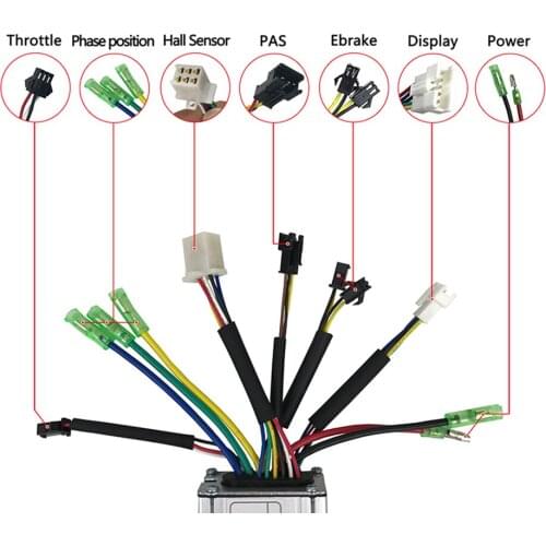 36V/48V 250W KT-15A Controller For Brushless Motor Ebike Electric Bicycle Part KT System Universal Controller