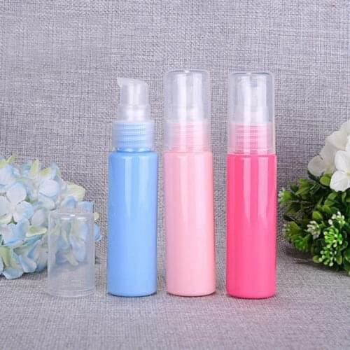30ml Cosmetic Push Pump Bottle Lotion Cream Packing Bottle Plastic Container Empty Spray Bottle Dispenser Travel Containers