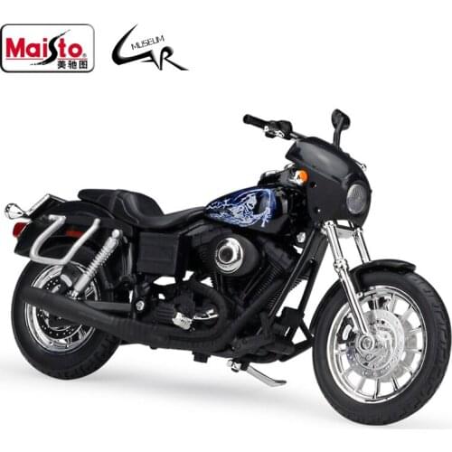 Maisto 1:12 Model Car Simulation Alloy Motorcycle Metal Toy Car Childrens Toy Gift Collection Halle 2003 Dyna Super Glide Sport