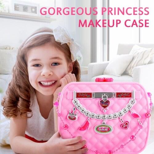 Fashion Kids Make Up Toys Set Pretend Play Kid Cosmetics Make Up Set Safe Princess Beauty Pretend Play Toys For Girl