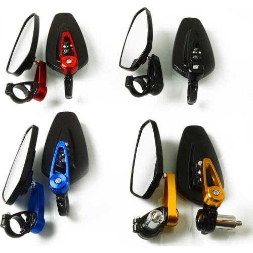 Motorcycle mirror 7/8" 22mm Bar End Rear Mirrors Motorcycle Accessories otorbike Scooters Rearview Mirror Side View Mirrors
