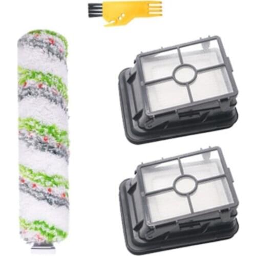 2554A Roller Brush Filter Set for Bissell Crosswave Cordless Max Series 2554 2596 2593 2590 Wet Dry Vacuum Cleaner Parts