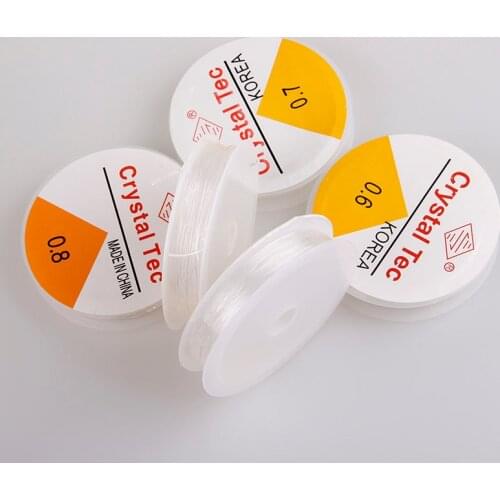 Multi-size Transparent Stretch Elastic Spool Rope Cord Crystal Thread String DIY Jewelry Making Beading Bracelet Wire Fishing